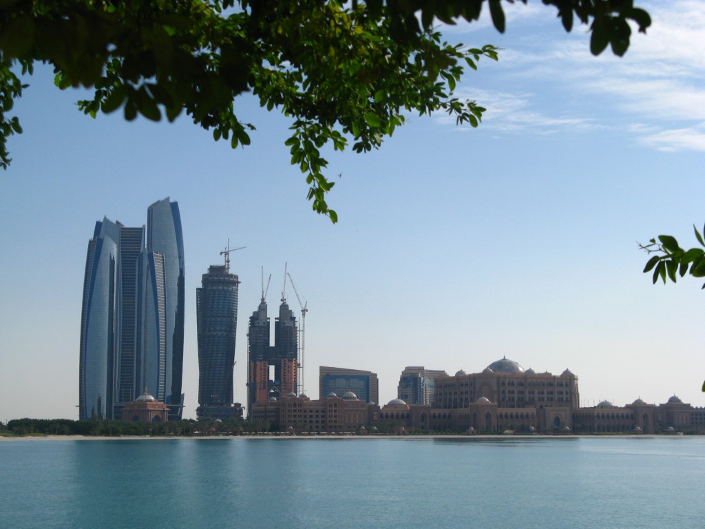Blick auf die Abu Dhabi Marina