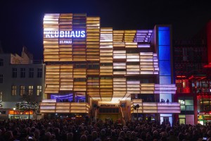 Eröffnung des Klubhaus St.Pauli am 23. September 2015 am Spielbudenplatz in Hamburg. © Oliver Fantitsch