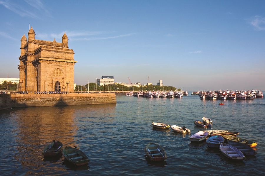 Mein Schiff Ziel: Gateway of India in Mumbai