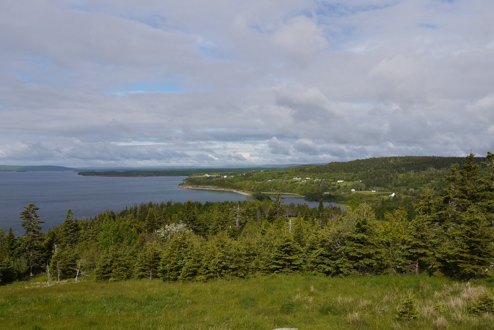 Blick vom Highland Village auf Cape Breton (C) Stefanie Nake