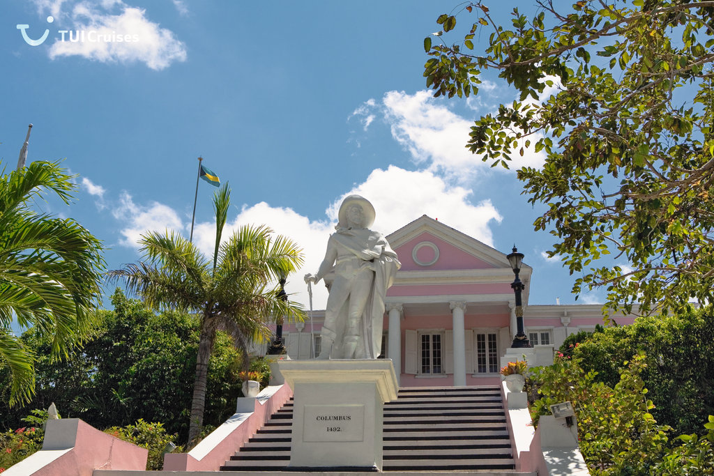 Christoph Kolumbus Statue in Nassau/Bahamas