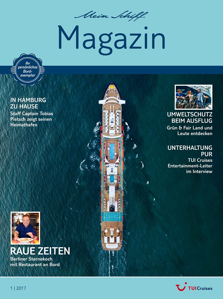 Das neue Mein Schiff Magazin 1/2017