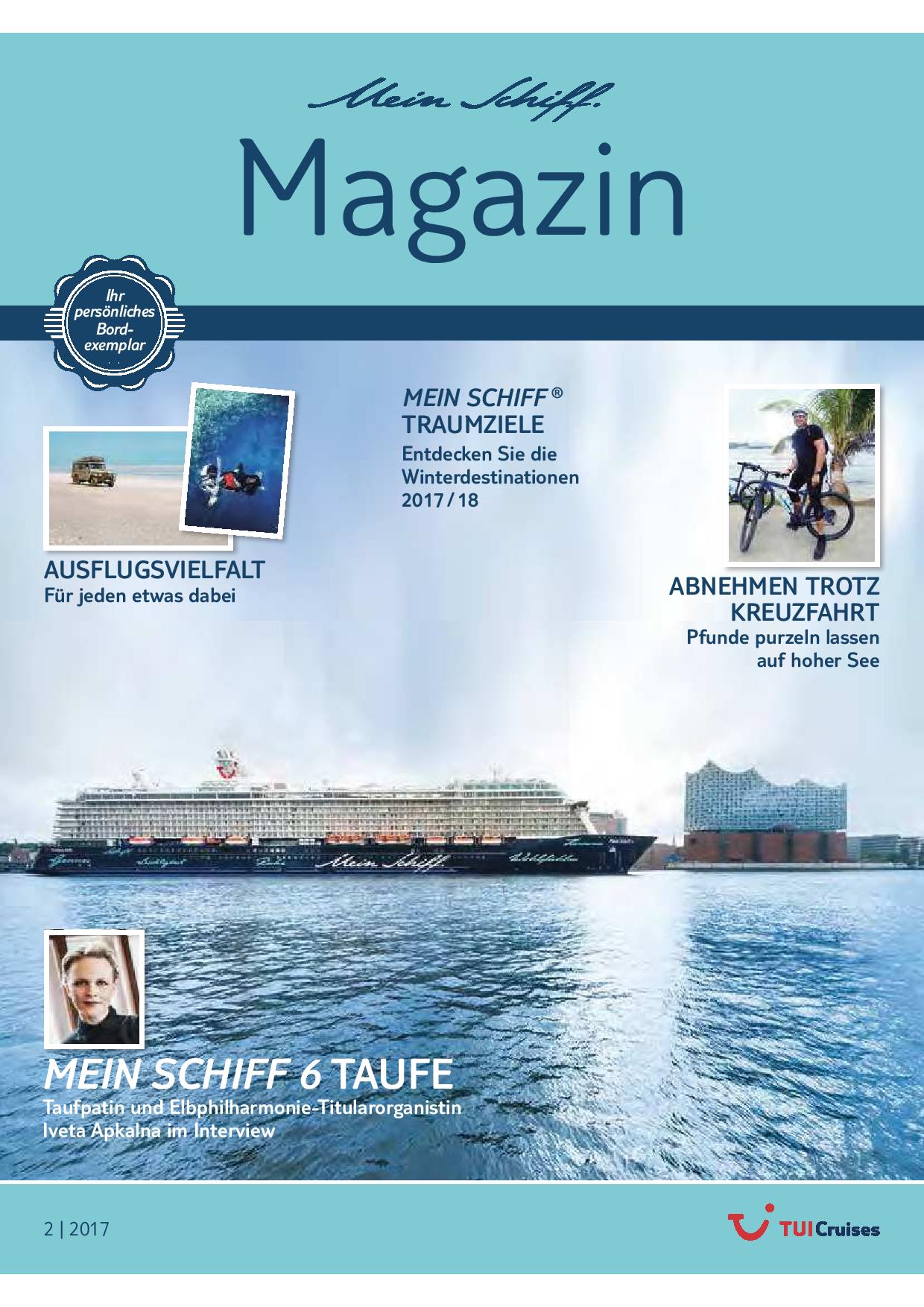 Das Mein Schiff Magazin 2/2017