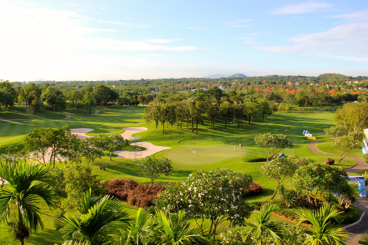 Golfen in Asien: Eine Partie Golf auf dem Laem Chabang International Country Golfclub.