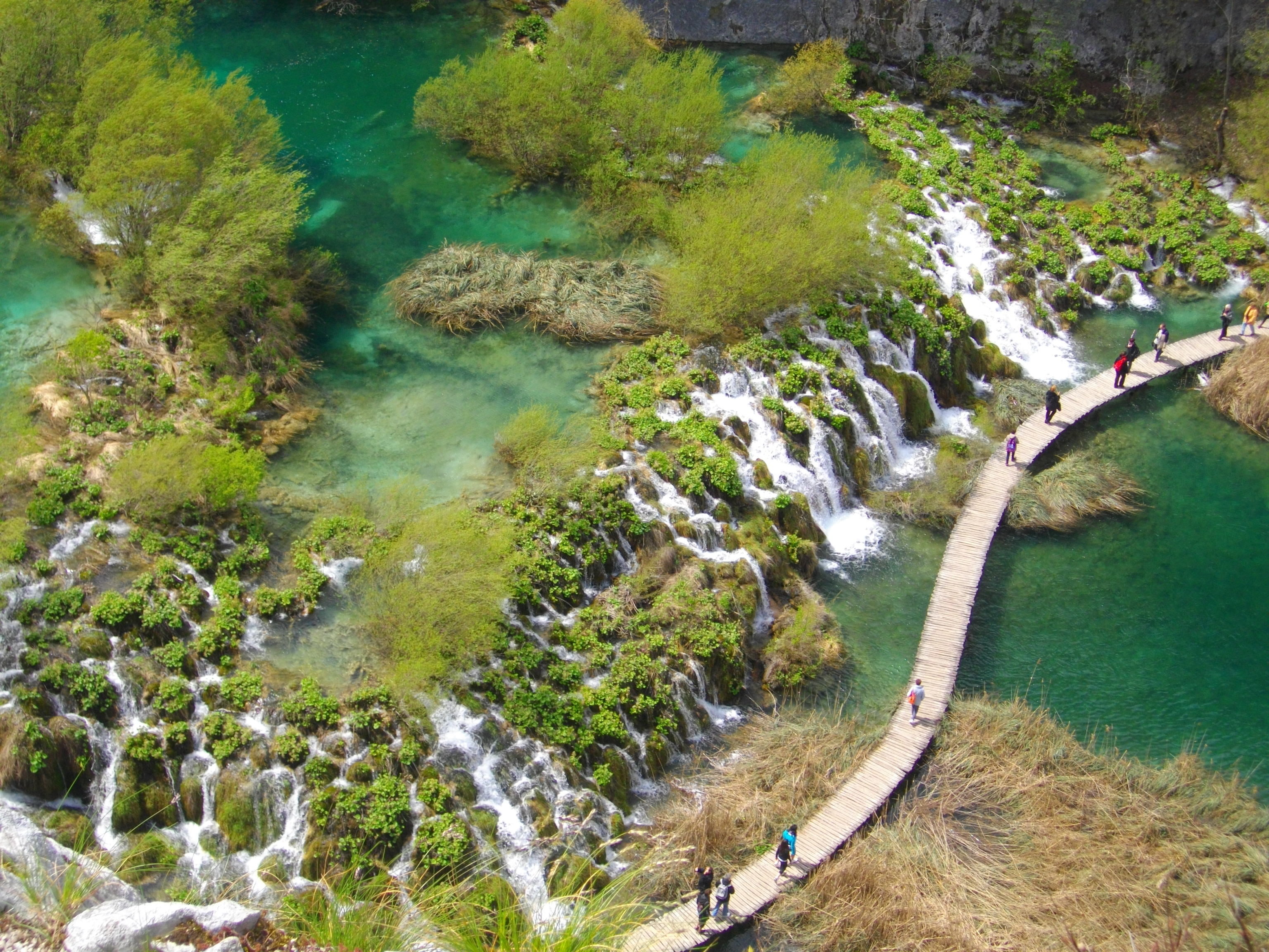 Auf der Welterbeliste der UNESCO: Der Nationalpark um die Plitwitzer Seen im kroatischen Binnenland,