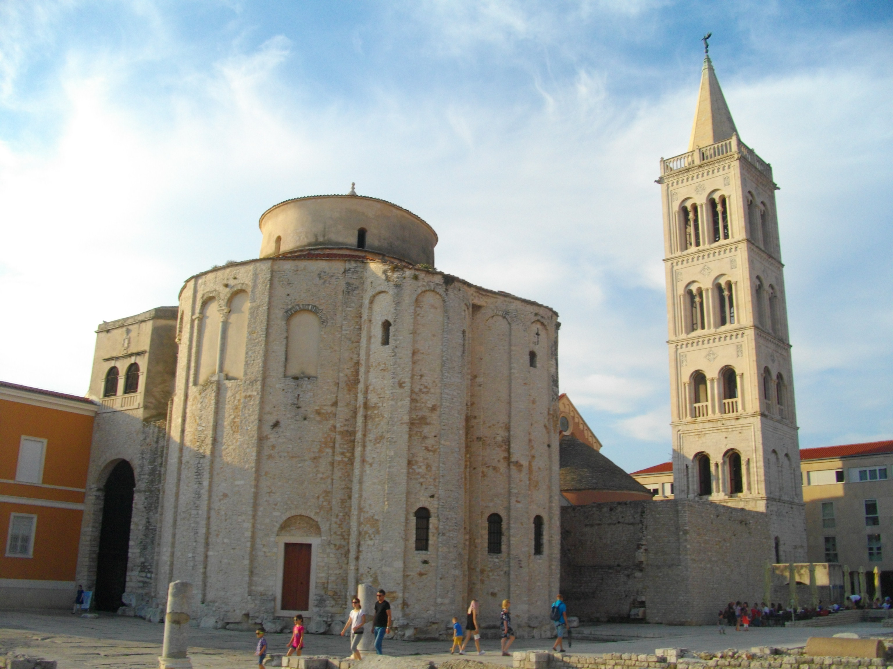 Die Rundkirche Sv. Donat, in der Mein Schiff Destination Zadar